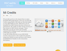 Tablet Screenshot of micredits.com